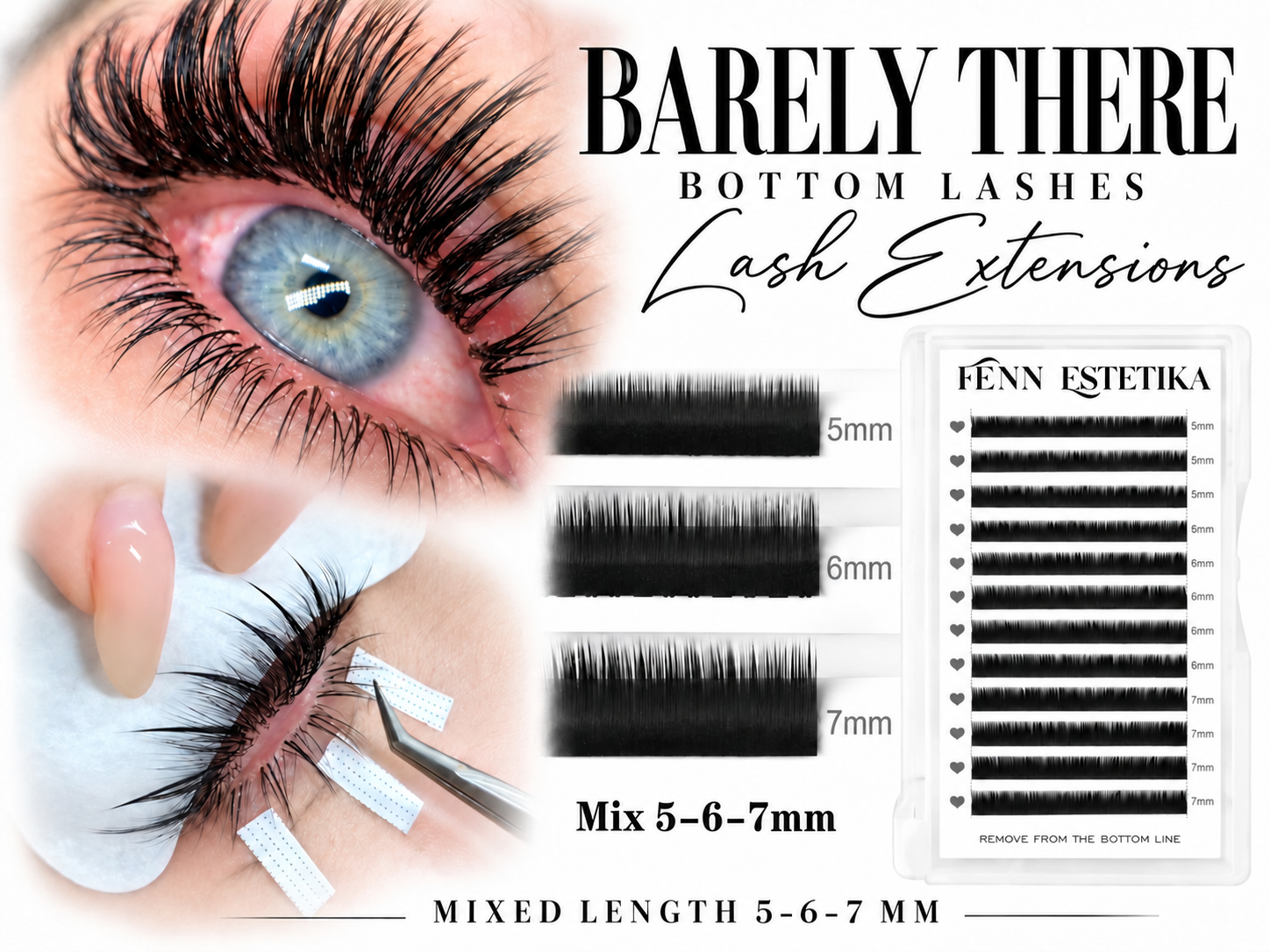Barely There Bottom Lashes